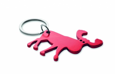 Logotrade promotional merchandise image of: Recycled aluminium key ring Pori